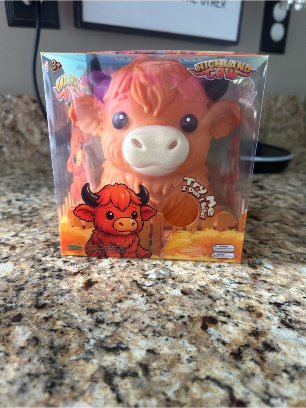 Highland Cow Squishy Toy